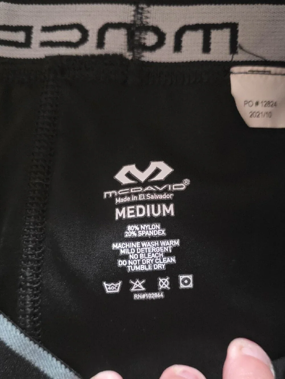 McDavid Men’s Black Athletic Compression Shorts